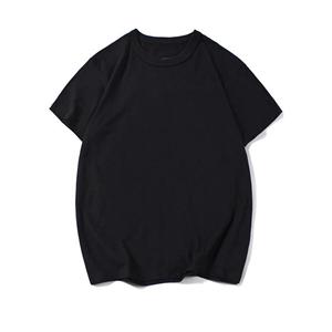 T-shirt en coton tie-dye oversize pour homme, manches courtes, col rond, couleur unie, tricoté, design vierge, coupe classique 2026 - Product Image 2