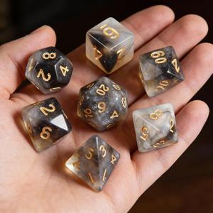 Boîte de présentation pour jeu de dés en résine, emballage de vente au détail, dés polyédriques en résine pour Dungeons and Dragons, accessoires de jeu professionnels en gros - Product Image 5