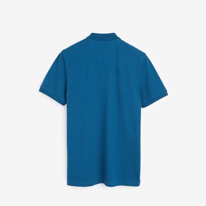 T-shirt homme anti-rides en piqué de coton à manches courtes, avec logo découpé sur le devant et grandes rayures contrastées, motif cheval - Product Image 6
