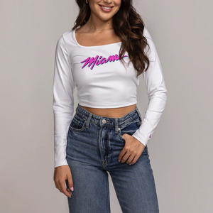 Custom Women <b>Y2K</b> Long Sleeve Crop <b>Top</b> Square Neck Slim Fit Streetwear Graphic Tee - Product Image 2
