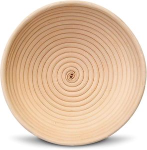Utensilios de Panadería Artesanal: Cesta de Fermentación de Pan de Ratán Grande de 12 Pulgadas, Tazón de Fermentación de Panadería Comercial de Ratán Natural para Pan de Levadura - Product Image 4