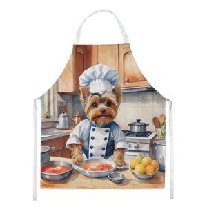Yorkie Yorkshire Terrier Adult Unisex Large Multicolor Chef <b>Apron</b> for <b>Kitchen</b> Cooking Baking Crafts Gardening for Men <b>Women</b> - Product Image 1