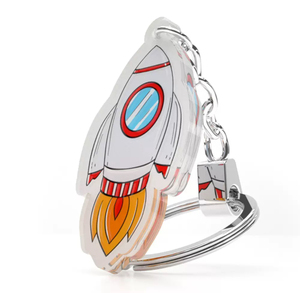 2025 Nuevos llaveros de acrílico de moda y de larga duración: accesorios elegantes para el uso diario - Product Image 3