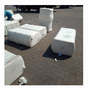 Trapos de algodón industriales para limpieza, 100% algodón, blancos, de camisetas, en fardos de 1 kg. - Product Image 4