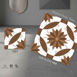 Carreaux de céramique de haute qualité, grade premium, 30x30, 40x40, pour murs, sols, salles de bain, extérieur, halls, centres commerciaux, imperméables, épaisseur 5 mm - Product Image 2