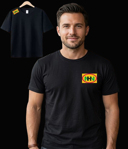 Wholesale Blank Custom 100% Cotton T-Shirt Front Logo Men's Printed Eco-Friendly Silk Screen Breathable Formal <b>White</b> Black 180g - Product Image 4