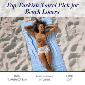 Wholesale Luxury 100% Cotton <b>Bath</b> <b>Towel</b> <b>Sets</b> High Quality Turkish Jacquard Pestemal Logo Custom Beach <b>Towel</b> Sand Free - Product Image 2