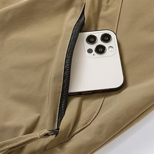 Premium <b>Men's</b> Stylish Winter Streetwear Bomber <b>Jacket</b> with Fleece Lining <b>Down</b> <b>Filled</b> PU Material and Zipper Pockets - Product Image 4