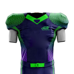 Uniforme américain avec logo personnalisé, adapté aux entraînements en équipe, aux matchs professionnels et aux compétitions. - Product Image 3