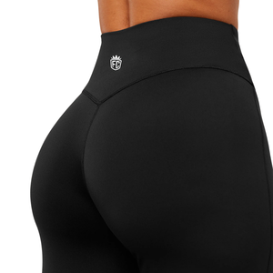 Pantalon de yoga taille haute pour femme, coupe large, noir, sans coutures, ample, pour la gym, l'entraînement et les loisirs sportifs confortables - Product Image 5