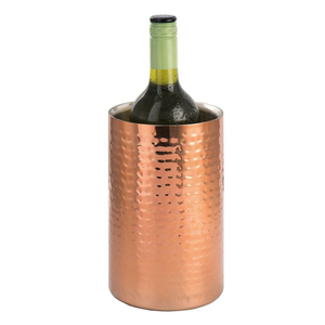 Modern Gold Plated Hammered Metal <b>Wine</b> Chiller Bucket Stainless Steel Ice Bucket Champagne And <b>Wine</b> Cooler For Bar & Hotel Use - Product Image 3