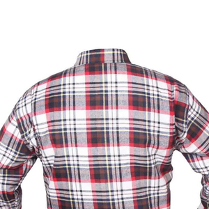 Men's Aramid Lined <b>Kevlar</b> Flannel <b>Shirt</b> <b>Motorcycle</b> Riding Protective Custom Logo Wholesale OEM Bulk - Product Image 3