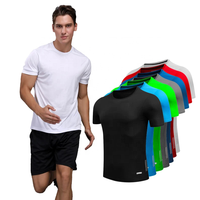 T-shirts pour hommes à manches courtes col rond, 100% coton, 240 g/m², respirants, écologiques, de haute qualité, séchage rapide, style Marathon, personnalisables 2023