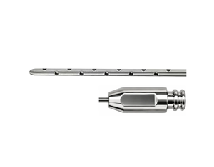 Cannule d'infiltration tumescente 2,0 mm x 20 cm avec raccord Luer Lock en acier inoxydable, instrument de liposuccion - Product Image 1