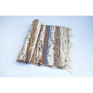 Alfombra trenzada de algodón para decoración del suelo, tapete Vintage indio, colorido - Product Image 4