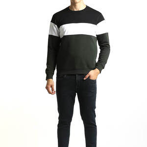 Custom Design Male Sweat Shirt With Crew <b>Neck</b> Hot Design OEM Custom Made Men Cotton Plain Sweatshirt With Long Sleeve - Product Image 2