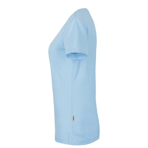 T-shirts pour femmes, été, écologiques, respirants, manches courtes, col en V, 100% coton, personnalisables - Product Image 5