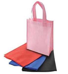 Lot de 8 sacs fourre-tout écologiques réutilisables en non-tissé, à fond plat avec soufflet, vierges, personnalisables avec logo, prêts à l'emploi, vente en gros, promotionnels - Product Image 5