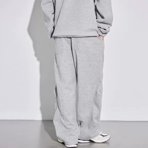 RABUSH SPORTS Pantalon de survêtement de luxe oversize pour homme, style urbain, taille mi-haute, élastique plat, doublure polaire, cargo, décontracté, sport - Product Image 5