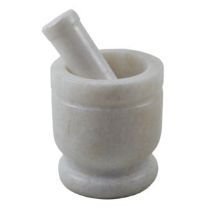 Mortier et pilon en pierre ollaire naturelle, fait main, motif Fleur de Vie Arbre de Vie, pour cuisine - Product Image 3