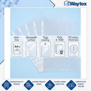 Exclusive Sale on Standard Quality High Capacity A4 Clear Smooth Punched Pockets 70 Microns from Leading Manufacturer - Product Image 6