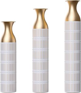 Jarrón de Flores Vintage Estilo Americano, Texturizado, Cromado Digital, Ecológico, Hecho a Mano, Decorativo, Exportación al por Mayor - Product Image 3