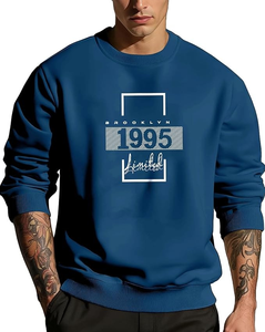 Sudadera de Felpa Gruesa de Alta Calidad, 450 GSM, 100% Algodón, para Hombre, con Logotipo Personalizado, Opción de Múltiples Colores, Estampado Gráfico, MOQ Bajo - Product Image 3