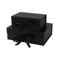 Boîtes d'emballage en papier rigide magnétique pliables personnalisées, boîtes cadeaux en carton recyclable avec aimant pour vêtements et chapeaux avec logo