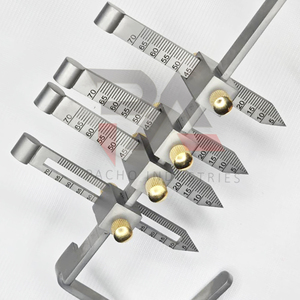เครื่องวัดจมูกแบบดิจิตอล Davis Nasal Projectometer สำหรับศัลยกรรมตกแต่งจมูก สแตนเลสสตีล ใช้ได้กับสุนัข ใช้ซ้ำได้ ฆ่าเชื้อได้ - Product Image 4