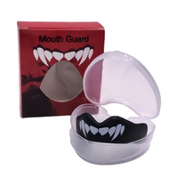 Protège-dents de boxe personnalisé en silicone lavable, écologique, pour la protection des dents lors de la pratique du Muay Thai, du MMA et des entraînements de sparring.