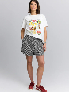 Ensemble t-shirt et short personnalisé avec logo, style streetwear décontracté pour femmes, vente en gros, fabriqué au Pakistan - Product Image 2