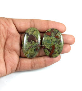 Cabujón de Jaspe Dragón Natural, Gema Suelta por Peso, Varias Formas para Joyería - Product Image 5