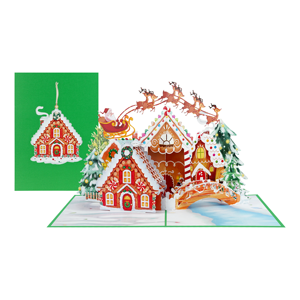 Carte de Noël 3D Pop-Up Arbre de Noël et Père Noël 13x18cm Fiable et de Qualité Supérieure, Artisanat en Papier, Vœux de Joyeux Noël et Remerciements - Product Image 6