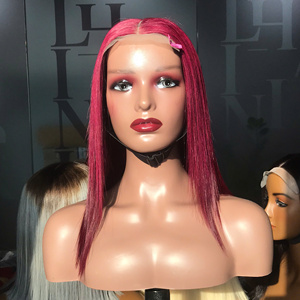 ผมมนุษย์สุดๆชาวเวียดนามสีเบอร์กันดีตรงกระดูก100% - Product Image 4