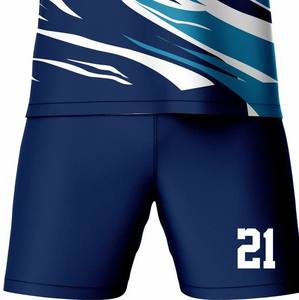 Conjunto de Uniforme de Fútbol de Manga Corta 100% Algodón Unisex para Adultos - Product Image 3