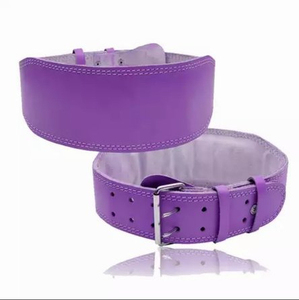 Cinturón de Levantamiento de Pesas Ajustable de Cuero Vacuno con Hebilla PowerLever Antideslizante, Personalizable para Sentadillas y Peso Muerto - Product Image 2