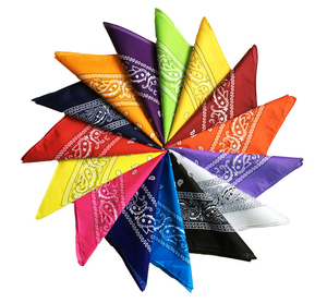 Pañuelo/Bandana Cuadrado de Satén a Cuadros de Diseño Personalizado, de Algodón y Seda, Delgado, para Uso Diario Unisex, de Secado Rápido - Product Image 4