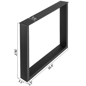 Vietnam Manufacturer Stainless Steel Square Dining <b>Table</b> <b>Legs</b> Midcentury Heavy Duty Furniture Base Easy Install OEM EDPTBL000 - Product Image 1