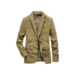 Blazers pour hommes STITCH MASTER de haute qualité, coupe moderne ajustée, confection haut de gamme, polyester tissé 220g, simple boutonnage, col cranté - Product Image 1