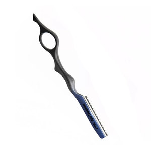 Navaja de Afeitar Desechable de Acero Inoxidable con Mango de Madera para Barbería, Afeitado Profesional de Cara y Cuerpo para Hombres - Product Image 2