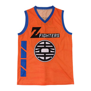 เสื้อบาสเก็ตบอลผู้ชายไซส์ใหญ่พิเศษ พิมพ์ลายการ์ตูนแบบซับลิเมชั่น ผ้าสแปนเด็กซ์/ไนลอน ระบายอากาศได้ดี รับผลิตตามสั่งพร้อมปักโลโก้ ขายส่งจากโรงงาน - Product Image 5