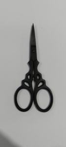 Stainless Steel Sharp Right-Handed Mustache & <b>Beard</b> <b>Scissors</b> For Men Durable <b>Beard</b> & Mustache Trimming Grooming Tool Back - Product Image 4