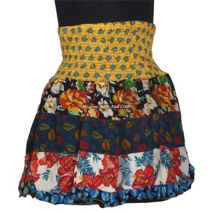 New Beautiful Vintage Mini Cotton Patch Work Mini <b>Skirts</b> Boho Stylish Multi Color Patch Cotton Mini Sexy <b>Skirt</b> for Summer Wear - Product Image 4