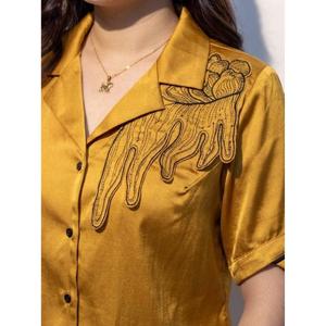 Camisa Casual para Mujer con Botones al Frente, Corte Holgado y Tela de Algodón Suave, Compre Directamente del Proveedor - Product Image 2