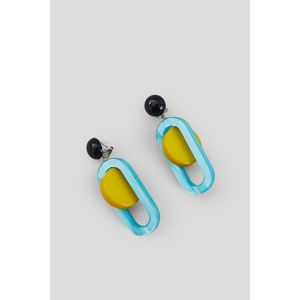 Boucles d'oreilles en résine de créateur haut de gamme, faites à la main, durables, accessoires de mode en cristal - Product Image 4
