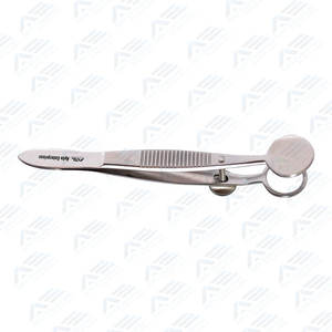 Placa de 23mm 12x20mm Mango plano Titanio, 3,6 ''(9,2 cm) Manual Chalazion Scoop Forceps Instrumentos médicos Equipos médicos - Product Image 4