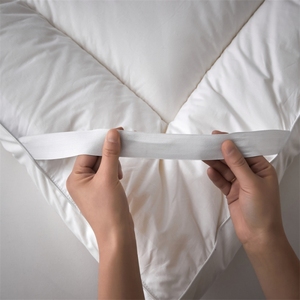 Surmatelas matelassé blanc en microfibre rafraîchissante 400TC, pliable, pour la maison et l'hôtel, toutes saisons - Product Image 5