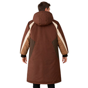 Premium Quality Customized Logo Swim Parka Waterproof Windproof Thermal Hooded Long Coat for Swimming Training and Beach Use - Product Image 5