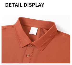 Camisa Polo Personalizada para Hombre, 100% Algodón Piqué, Corte Regular, Color Sólido, Bordada, Ropa de Trabajo, Informal - Product Image 4