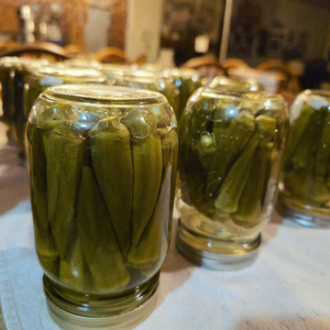PRIVATE LABEL PREMIUM <b>Pickled</b> Whole Okra 680g Glass <b>Jar</b> for Supermarket Retail - Product Image 6